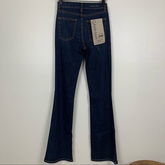 LF Carmar Skinny Boot Leg Mid Wash Jeans - Picture 3 of 7